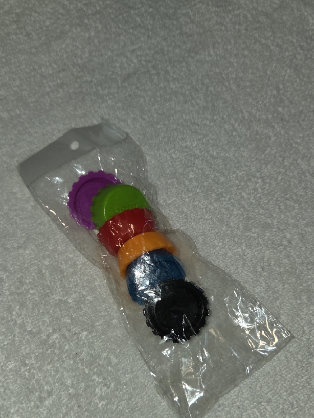 Assorted Color Bottle Caps Stack - Multicolor - Picture 2 of 2